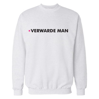 verwarde man hoodie white