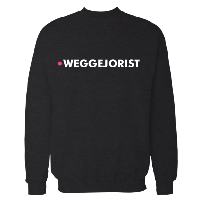 weggejorist sweatshirt zwart