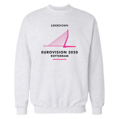 eurovision sweatshirt white