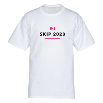 skip 2020 shirt white