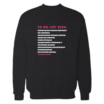 to do list sweatshirt black
