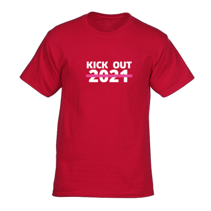 kick out 2021 shirt red