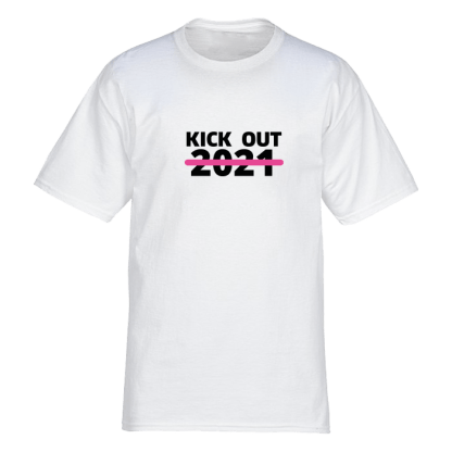 kick out 2021 shirt white