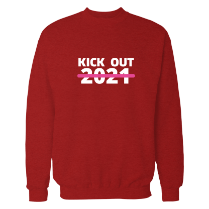 kick out 2021 sweatshirt red