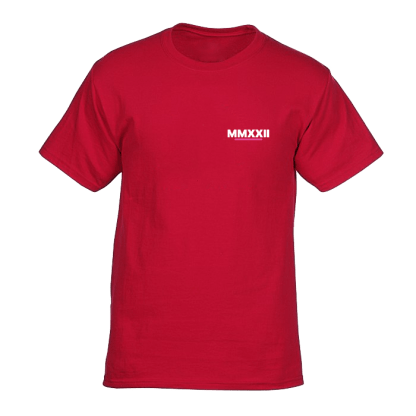 mmxxii shirt subtle red