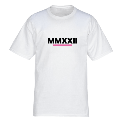 mmxxii shirt white