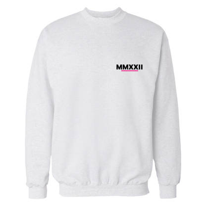 mmxxii sweatshirt subtle white