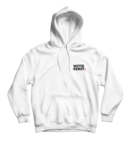 witte kerst hoodie wit