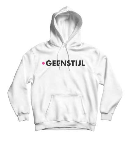 geenstijl hoodie wit