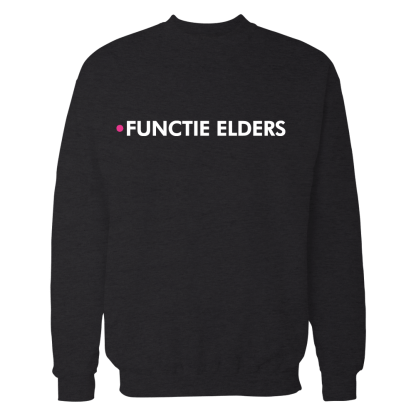 functie elders sweatshirt zwart