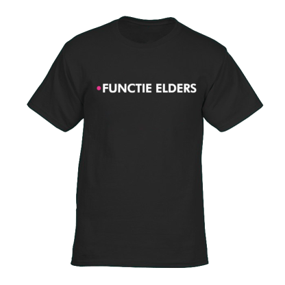 functie elders tshirt zwart