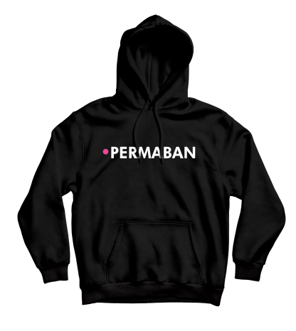 permaban hoodie zwart