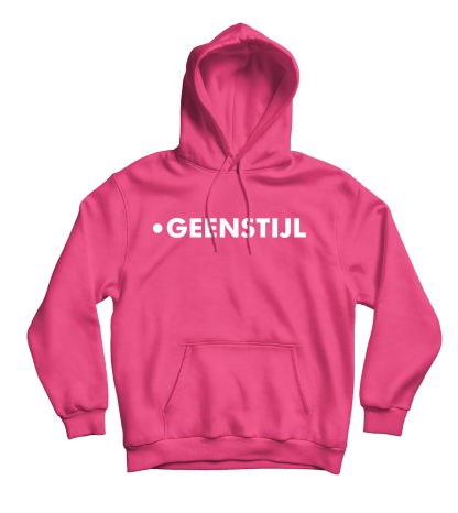 geenstijl hoodie magenta