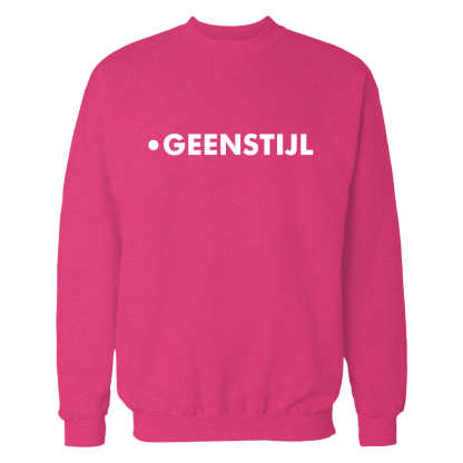 geenstijl sweatshirt magenta