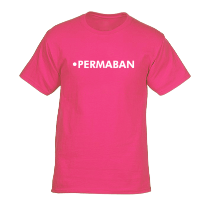 permaban t shirt magenta