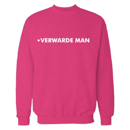 verwarde man sweatshirt magenta