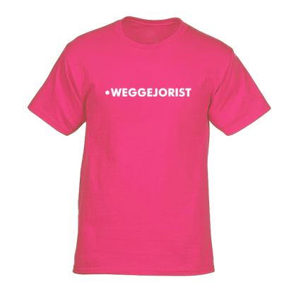 weggejorist t shirt magenta