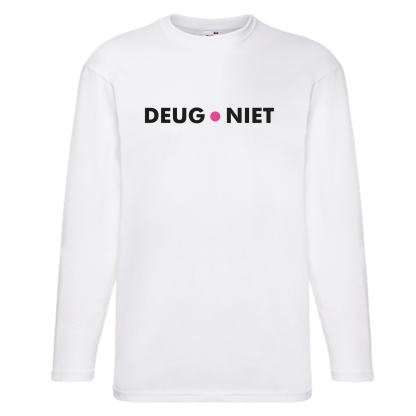 deug niet sleeve white