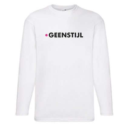 geenstijl long sleeve white