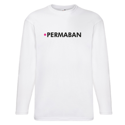 permaban long sleeve white