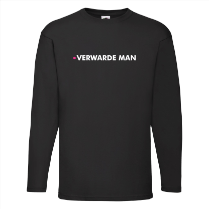 verwarde man long sleeve black