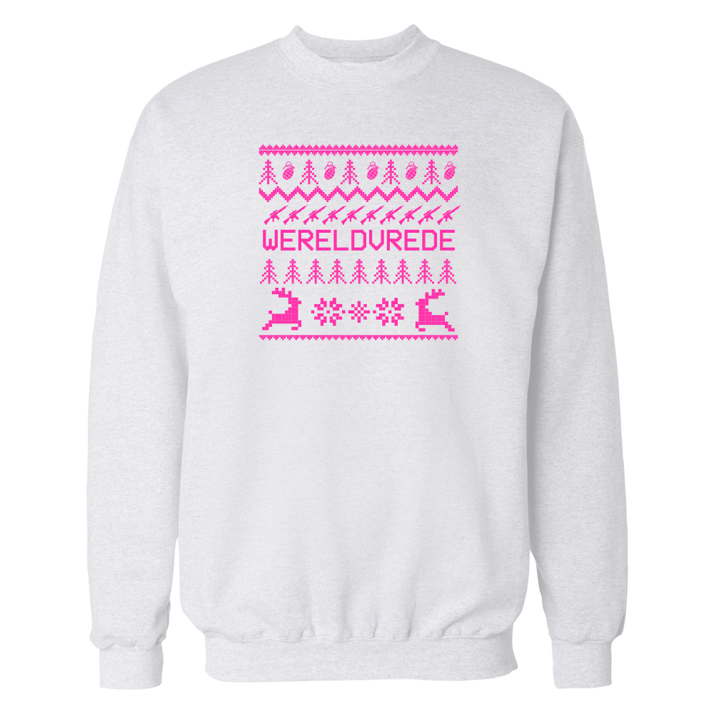 Wereldvrede sweatshirt - wit 1 wereldvrede sweatshirt wit