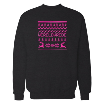 Wereldvrede sweatshirt - zwart