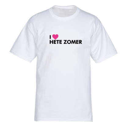 i love hete zoomers shirt white