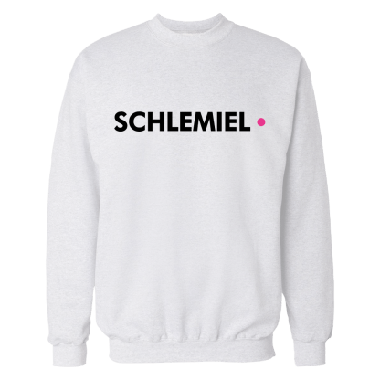 schlemiel sweatshirt white